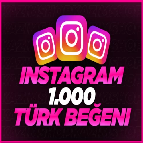  ⭐GARANTİLİ INSTAGRAM 1.000 TÜRK BEĞENİ⭐